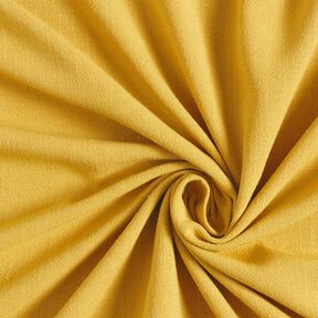 Viscose-linnen-stof – mosterd, 