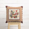 Decopaneel Gobelin Notenkraker duo – karmijnrood/lichtbeige,  thumbnail number 6