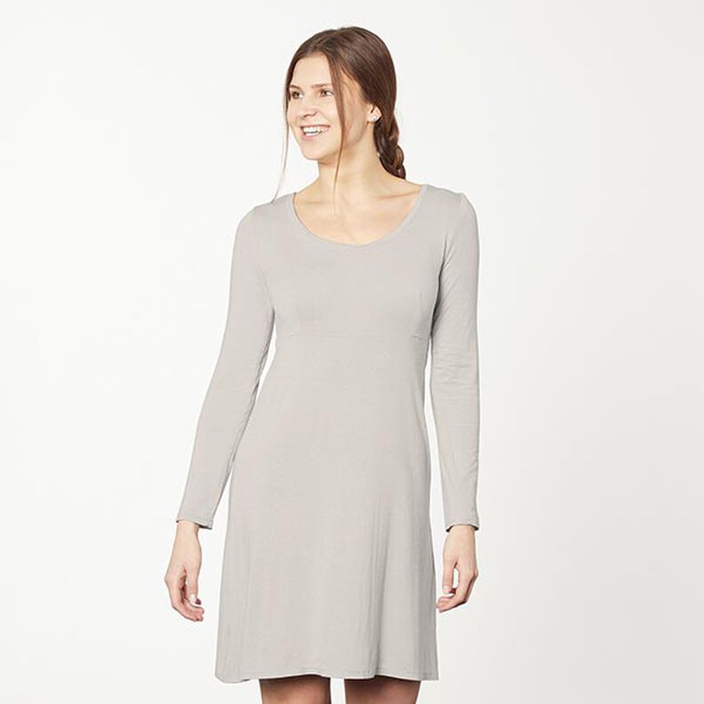 Katoenjersey medium effen – natuur, image number 6