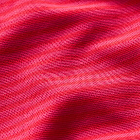 Boordstof Rondgebreide strepen – vuurrood/intens roze, 