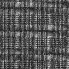 Gebreide stretch mantelstof glencheck – lichtgrijs/anthraciet, 