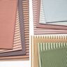 Katoenjersey smalle strepen – creme/kaneel,  thumbnail number 6