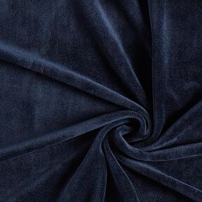Stretchfluweel – marineblauw, 