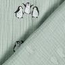 Mousseline/dubbel gehaakte stoffen blije pinguïns – riet,  thumbnail number 4