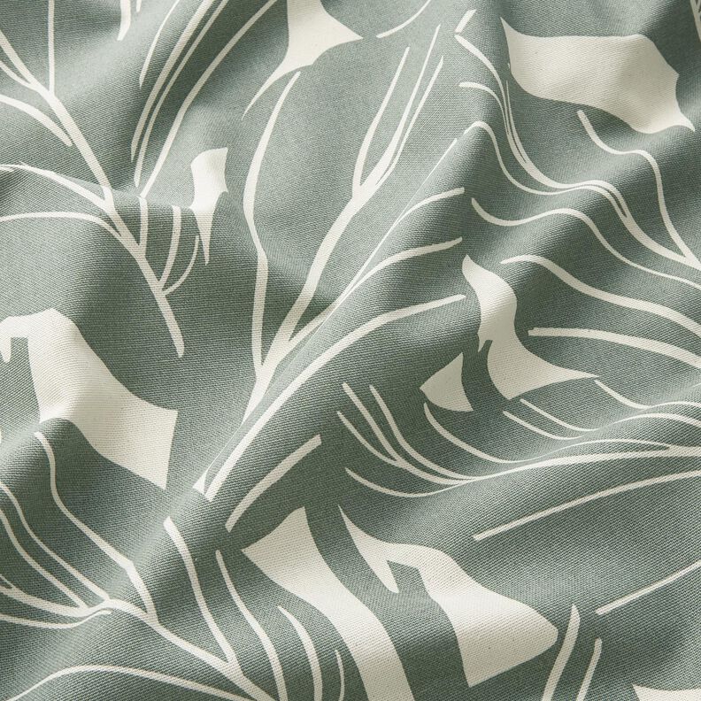 Decostof Panama elegante bladeren – riet/natuur,  image number 2