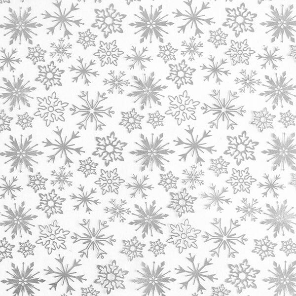 Organza sneeuwvlokken – wit, image number 1
