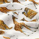 Katoenpopeline Digitaal printen Aquarel print giraffen | STENZO – wit,  thumbnail number 2