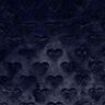 Nepbont Harten | Poppy Fabrics – zwart blauw,  thumbnail number 1