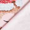 Katoenjersey Slapend glitterhert Panel | Glitzerpüppi – roos/licht oudroze,  thumbnail number 4