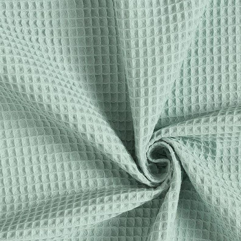Wafelpiqué – mint,  image number 1