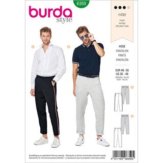 Herenbroek, Burda 6350 | 46 - 56, 