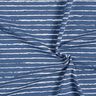 Katoenjersey Skribbel-strepen – jeansblauw,  thumbnail number 3