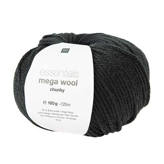 Essentials Mega Wool chunky | Rico Design – zwart, 