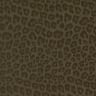 Gecoate broekstof met geborstelde luipaardprint – kaki,  thumbnail number 1