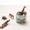 Katoenpopeline Dieren in het bos – pastelgroen,  thumbnail number 6