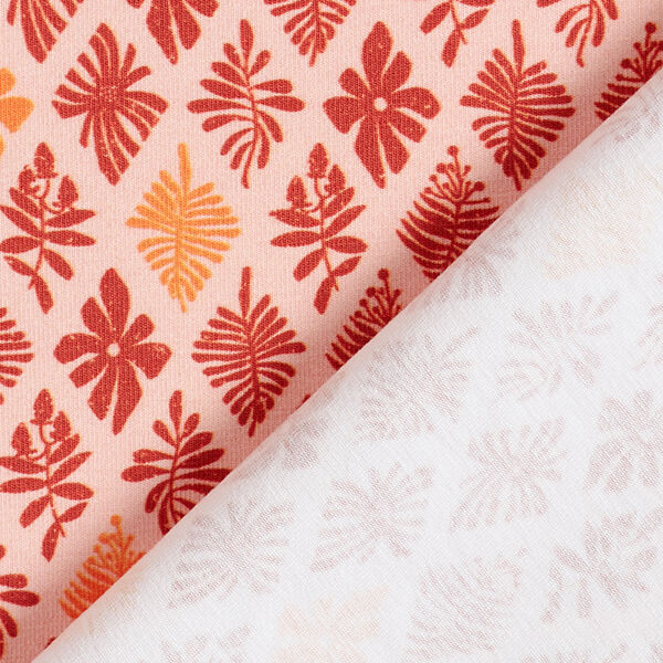 GOTS Katoenjersey Quatrefoil | Tula – roze/terracotta, image number 4