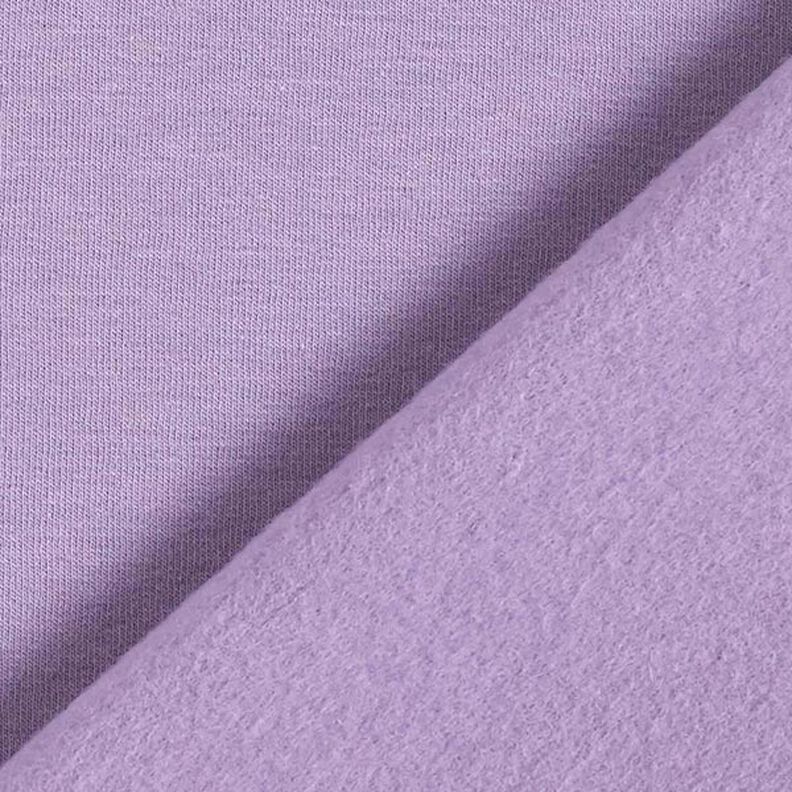 Licht katoenen sweatstof effen – lila,  image number 5