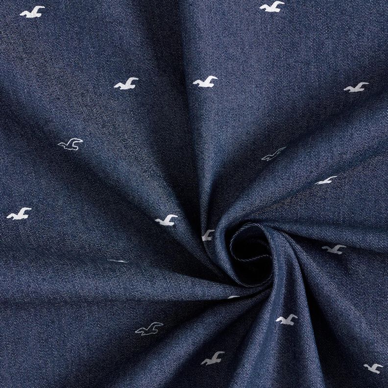 Lichte stretch jeans meeuwen – marineblauw,  image number 4