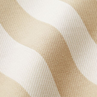 Outdoorstof jacquard gestreept – beige, 