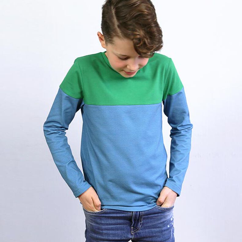 LEVI - shirt met lange mouwen en colourblocking, Studio Schnittreif  | 86 - 152,  image number 3