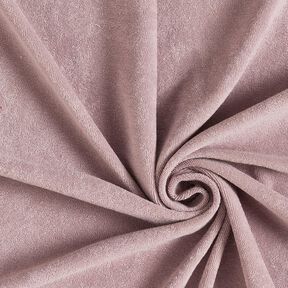 Badstof Stretch Effen – licht oudroze, 