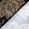 Katoenjersey gouden mandala bloemen | Glitzerpüppi – zwart/goud,  thumbnail number 4