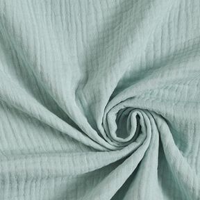 GOTS Drielaagse katoenen mousseline – pastelgroen, 
