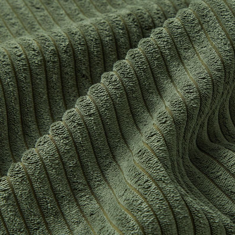 Bekledingsstof zacht corduroy – donkergrenen,  image number 3