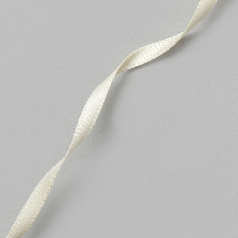 Satijnband [3 mm] – ecru,  image number 3