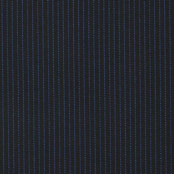 Jersey Punto di Milano naaldstrepen – zwart/indigo, image number 1
