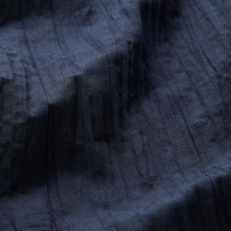 Katoenen stof crashed – marineblauw,  image number 2