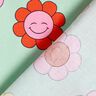 Gecoate katoen vrolijke bloemen | Poppy Fabrics – mint/citroengeel,  thumbnail number 5