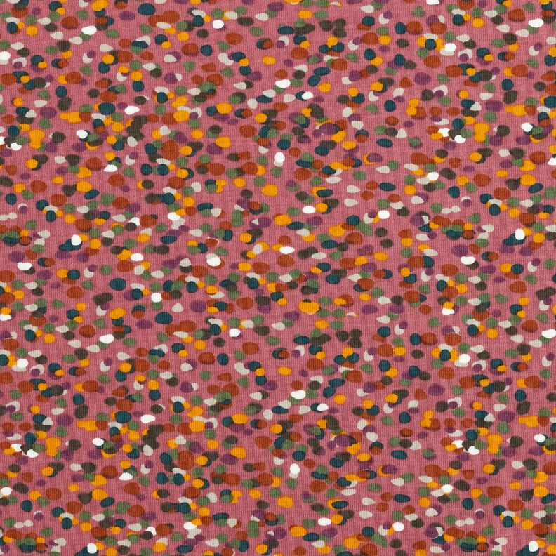 Katoenjersey Kleurrijke confetti – kaasjeskruid/pijn,  image number 1