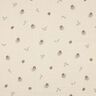 GOTS Mousseline/dubbel gehaakte stoffen romantische bloemen  | Poppy Fabrics – lichtbeige/kaneel,  thumbnail number 1