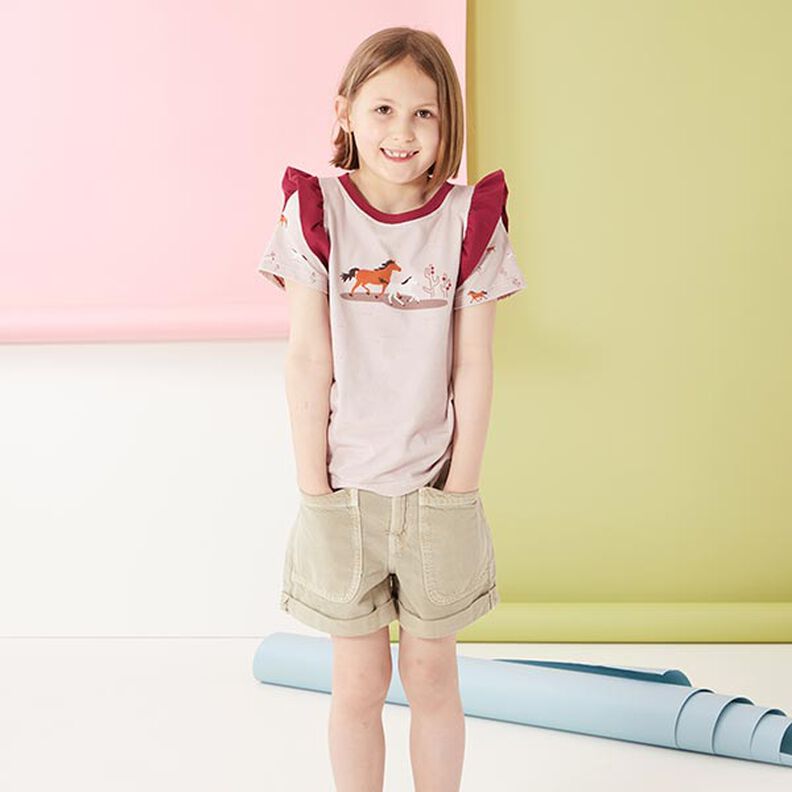 Katoenjersey Medium effen – bordeauxrood,  image number 9