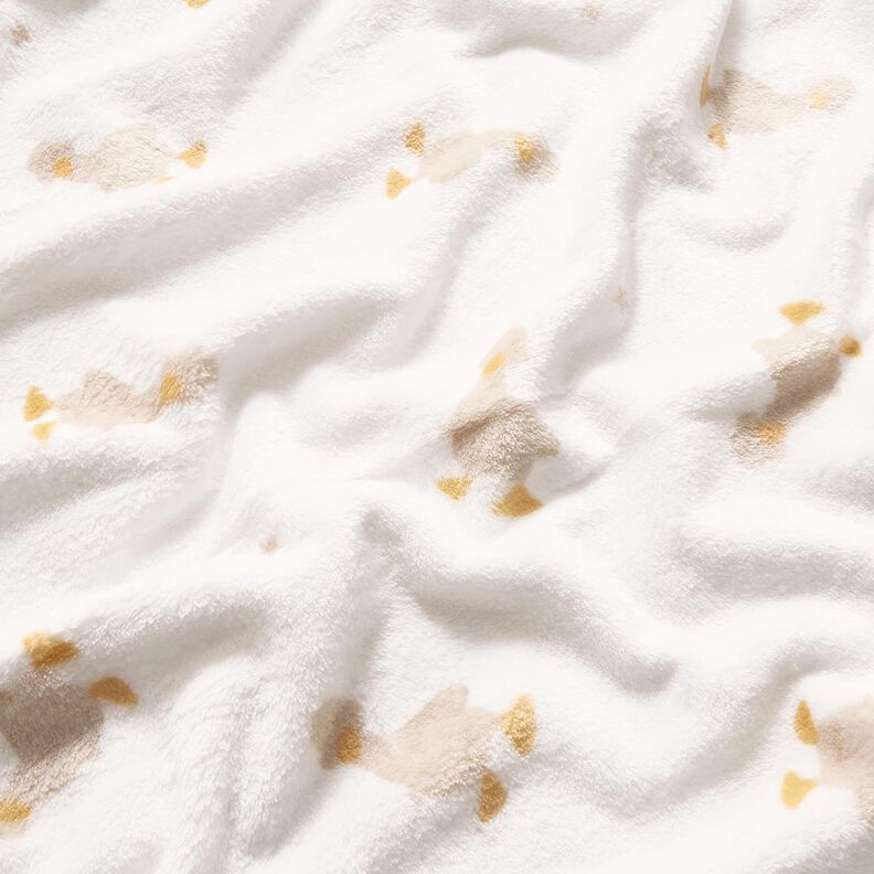 Gezellige fleece kleine ganzen – ivoor/amandel, image number 2