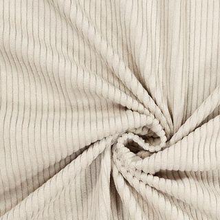 Brede rib effen – beige, 