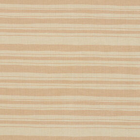 French terry onregelmatige strepen – reekalf/donkerbeige,  French terry onregelmatige strepen – reekalf/donkerbeige,