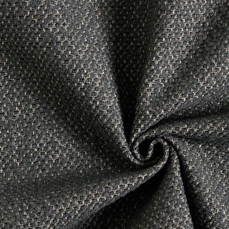 Outdoorstof Bouclé-look – anthraciet,  image number 1
