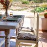 Outdoorstof Canvas Grote bladeren – natuur/terracotta,  thumbnail number 8