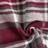Jasstof met bonten detail geruit – bordeauxrood/leigrijs,  thumbnail number 3