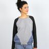 FRAU LILLE - raglansweater met diagonale deelnaden, Studio Schnittreif | XS - XXL,  thumbnail number 6