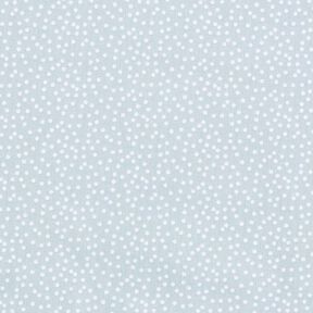 Katoenen stof Cretonne Onregelmatige punten – babyblauw, 