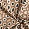 Decostof Half panama abstract luipaardpatroon – lichtbruin/cashew,  thumbnail number 3