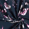 Katoenjersey Eucalyptus en hortensia's | Glitzerpüppi – nachtblauw/roze,  thumbnail number 3