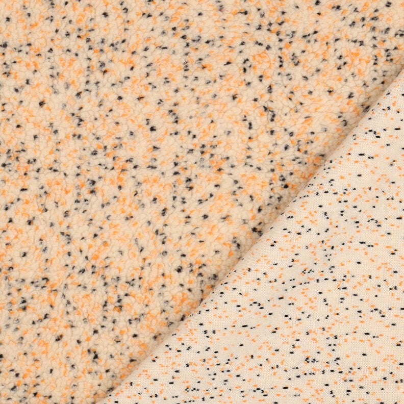 Teddy pluche Tweed Mix | Poppy Fabrics – beige,  image number 5