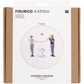 Borduurset Girlfriend & Boyfriend | Rico Design, 