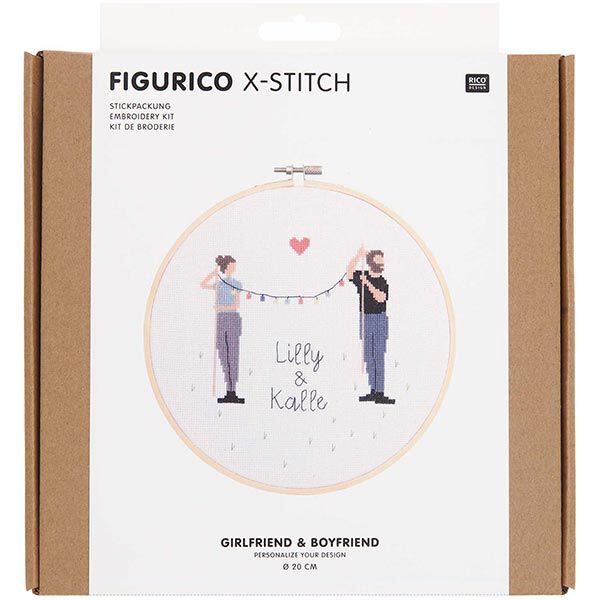 Borduurset Girlfriend & Boyfriend | Rico Design, image number 1