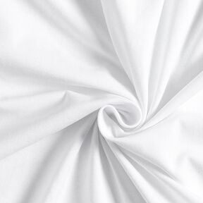 Katoenjersey Medium effen – wit, 