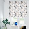 Decostof Half panama Grote bloesems – amandel/blauw,  thumbnail number 6